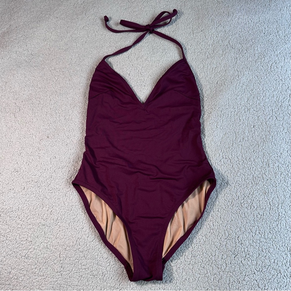 J. Crew Swim Burgundy One Piece Size 00